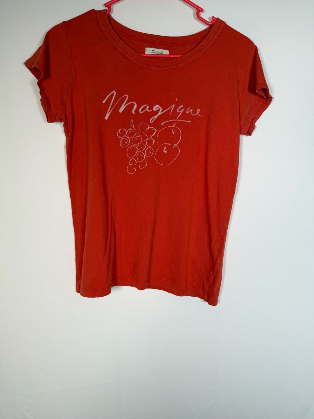 Madewell‎ Red Short Sleeve 'Magique' Graphic Tee
